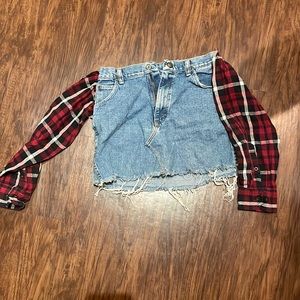 LF Furst of A Kind Vintage Denim Skirt